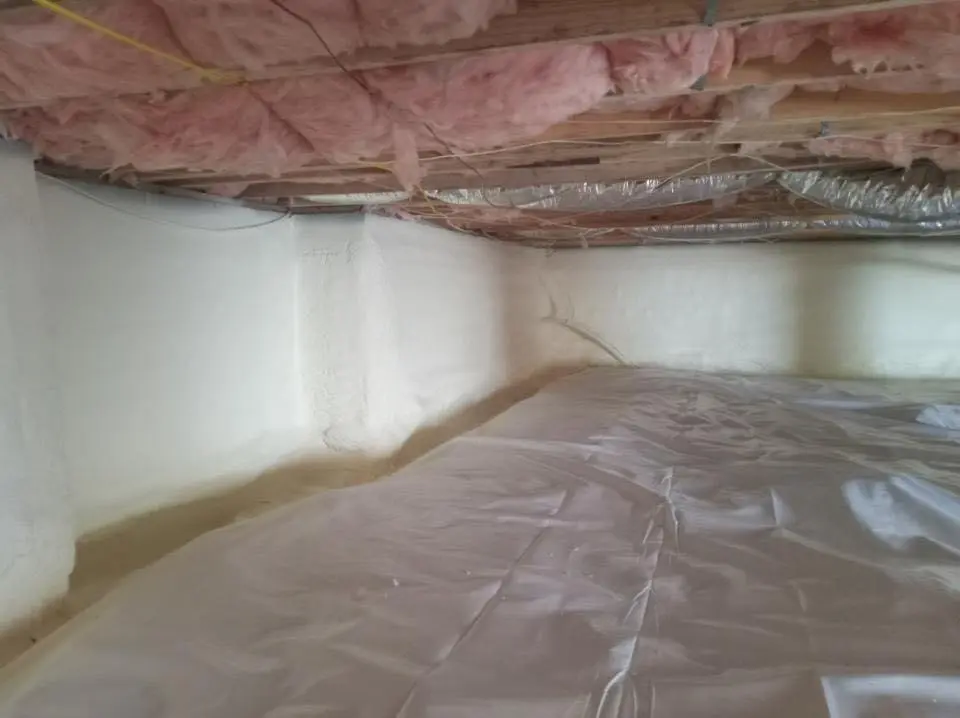 Crawl space encapsulation with closed-cell spray foam for Spray Foam Roofing in Richfield